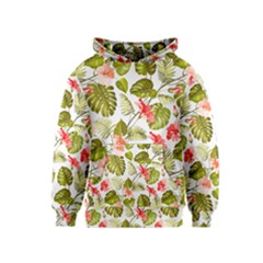 Tropical Flowers Kids  Pullover Hoodie