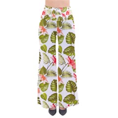 Tropical Flowers So Vintage Palazzo Pants by goljakoff