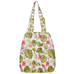 Tropical Flowers Center Zip Backpack by goljakoff