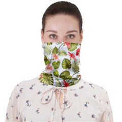 Tropical Flowers Face Covering Bandana (adult)