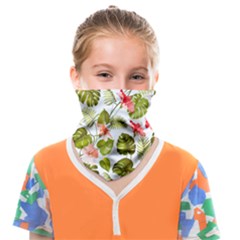 Tropical Flowers Face Covering Bandana (kids)