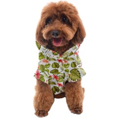 Tropical Flowers Dog Coat