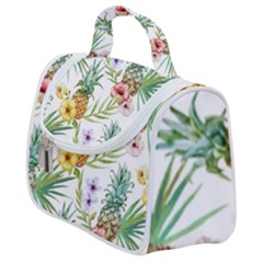 Tropical Pineapples Satchel Handbag by goljakoff