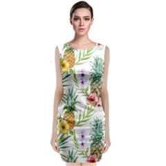 Tropical Pineapples Classic Sleeveless Midi Dress by goljakoff