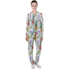 Tropical Pineapples Casual Jacket And Pants Set by goljakoff