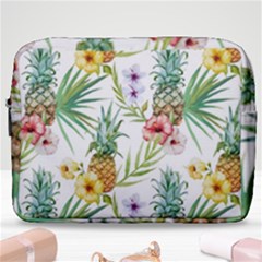 Tropical Pineapples Make Up Pouch (large) by goljakoff