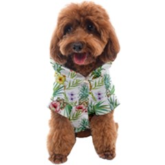 Tropical Pineapples Dog Coat by goljakoff