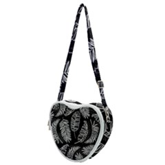 Fallen Leaves Heart Shoulder Bag