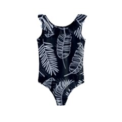 Fallen Leaves Kids  Frill Swimsuit by goljakoff