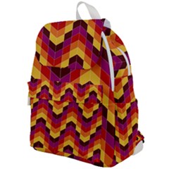 Geometric  Top Flap Backpack by Sobalvarro