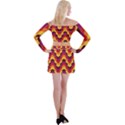 Geometric  Off Shoulder Top with Mini Skirt Set View2