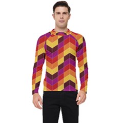 Geometric  Men s Long Sleeve Rash Guard