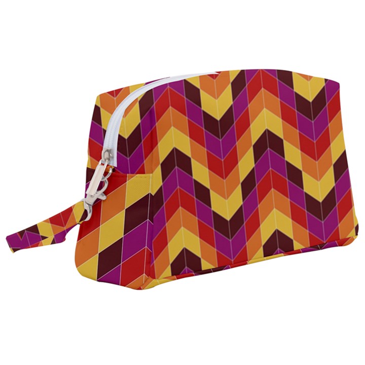 Geometric  Wristlet Pouch Bag (Large)