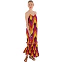 Geometric  Cami Maxi Ruffle Chiffon Dress View1