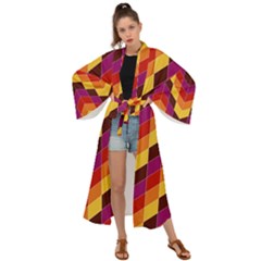 Geometric  Maxi Kimono by Sobalvarro