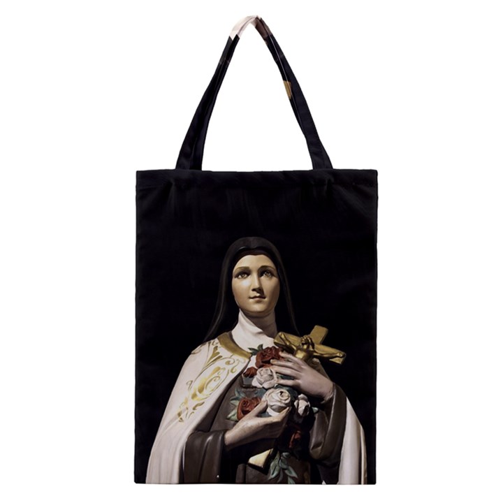 Virgin Mary Sculpture Dark Scene Classic Tote Bag