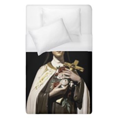 Virgin Mary Sculpture Dark Scene Duvet Cover (single Size) by dflcprintsclothing