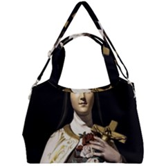 Virgin Mary Sculpture Dark Scene Double Compartment Shoulder Bag by dflcprintsclothing