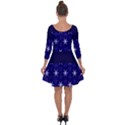 Bluestars Quarter Sleeve Skater Dress View2