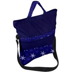 Bluestars Fold Over Handle Tote Bag by Sparkle