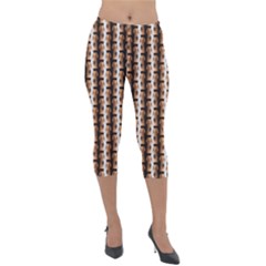 Snakeskin Lightweight Velour Capri Leggings  by Sparkle