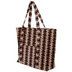 Snakeskin Zip Up Canvas Bag by Sparkle