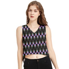 Pinkshades V-neck Cropped Tank Top