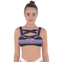 Digital Illusion Bandaged Up Bikini Top by Sparkle