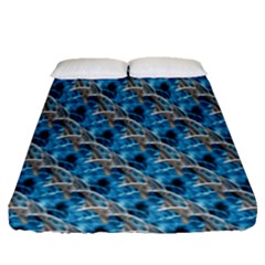 Abstract Illusion Fitted Sheet (queen Size) by Sparkle