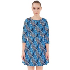 Abstract Illusion Smock Dress by Sparkle