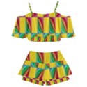 Digital Stars Kids  Off Shoulder Skirt Bikini View2