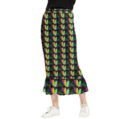 Floral Maxi Fishtail Chiffon Skirt by Sparkle