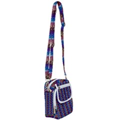 Abstract Illusion Shoulder Strap Belt Bag by Sparkle