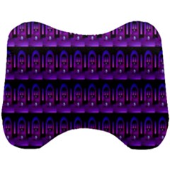 Violet Retro Head Support Cushion by Sparkle