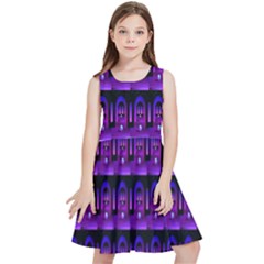 Violet Retro Kids  Skater Dress