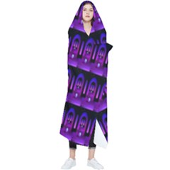 Violet Retro Wearable Blanket