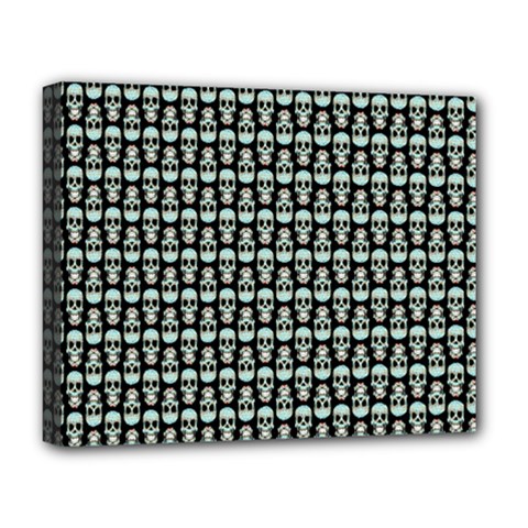 Skull Pattern Deluxe Canvas 20  X 16  (stretched) by Sparkle