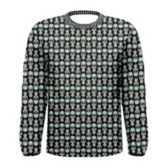 Skull Pattern Men s Long Sleeve Tee