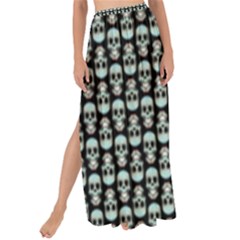 Skull Pattern Maxi Chiffon Tie-up Sarong by Sparkle