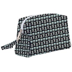 Skull Pattern Wristlet Pouch Bag (large) by Sparkle