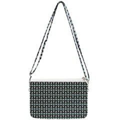 Skull Pattern Double Gusset Crossbody Bag by Sparkle