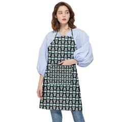 Skull Pattern Pocket Apron by Sparkle