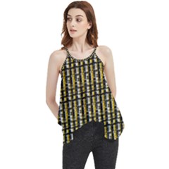 Digital Illusion Flowy Camisole Tank Top