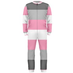 Demigirl Pride Flag Lgbtq Onepiece Jumpsuit (men)  by lgbtnation