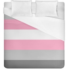 Demigirl Pride Flag Lgbtq Duvet Cover (king Size) by lgbtnation