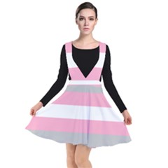 Demigirl Pride Flag Lgbtq Plunge Pinafore Dress by lgbtnation