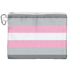 Demigirl Pride Flag Lgbtq Canvas Cosmetic Bag (xxl) by lgbtnation