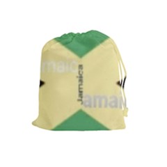 Jamaica, Jamaica  Drawstring Pouch (large) by Janetaudreywilson