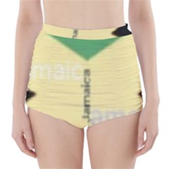 Jamaica, Jamaica  High-waisted Bikini Bottoms by Janetaudreywilson