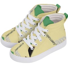 Jamaica, Jamaica  Kids  Hi-top Skate Sneakers by Janetaudreywilson